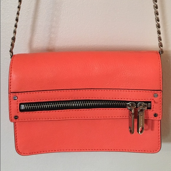 Milly Handbags - Milly Orange Leather Crossbody Bag